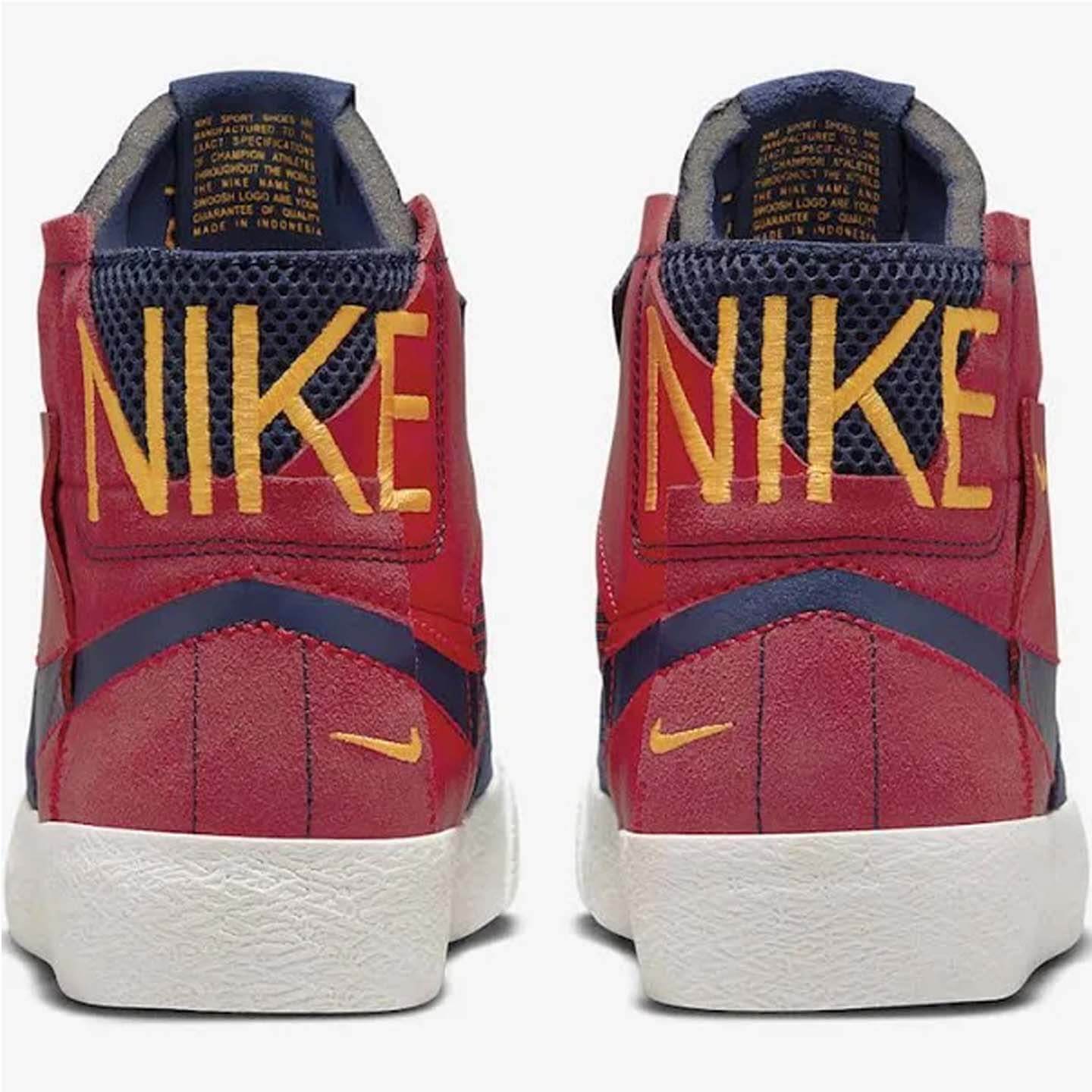 Tênis Nike Sb Zoom Blazer Mid Premium Azul/Vermelho