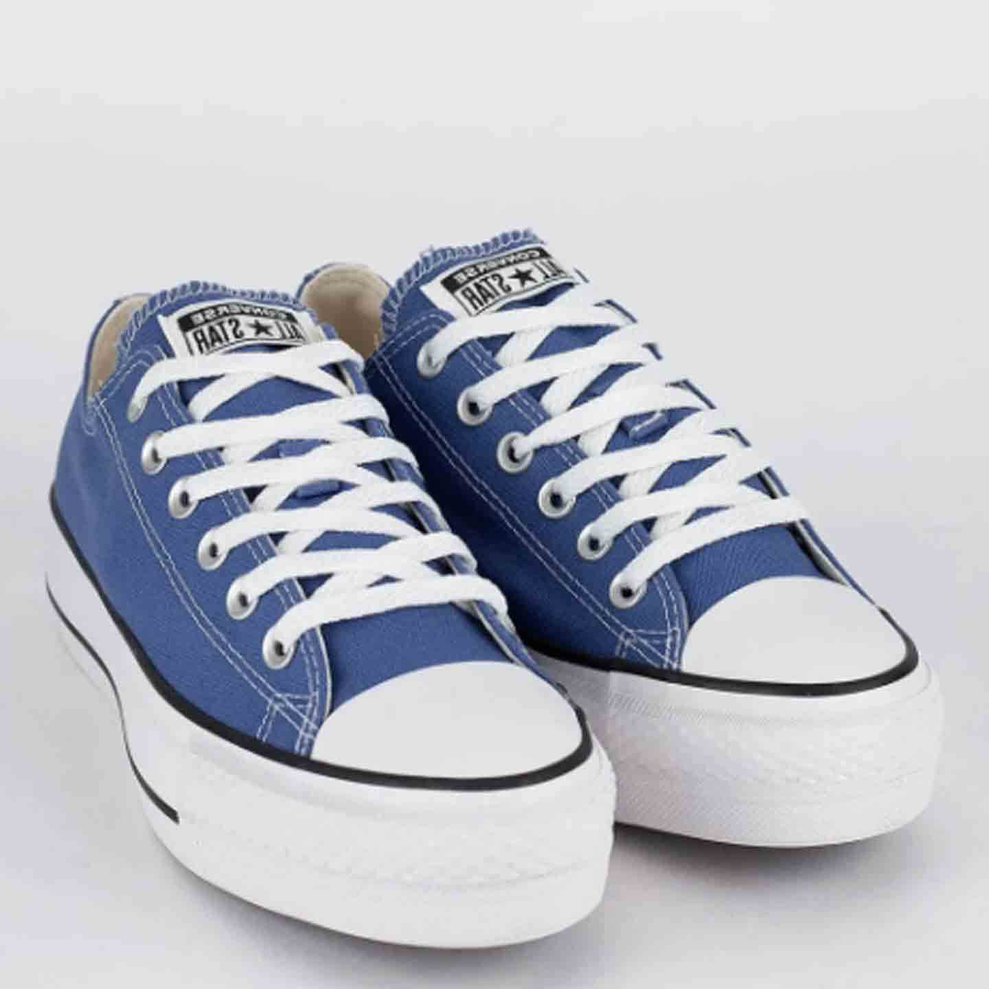 Tênis Converse Chuck Taylor All Star Lift Ox Seasonal Azul Lavado
