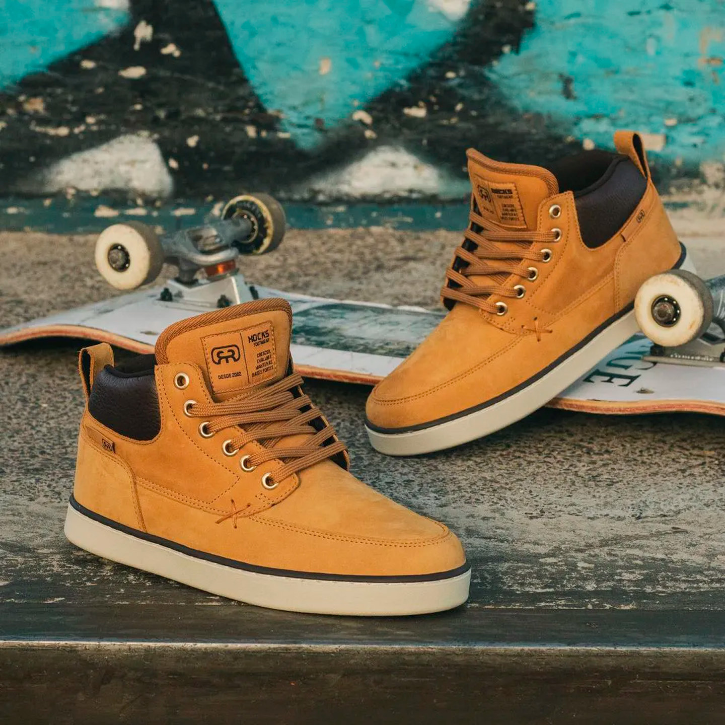 Tênis Hocks Coruna Camel