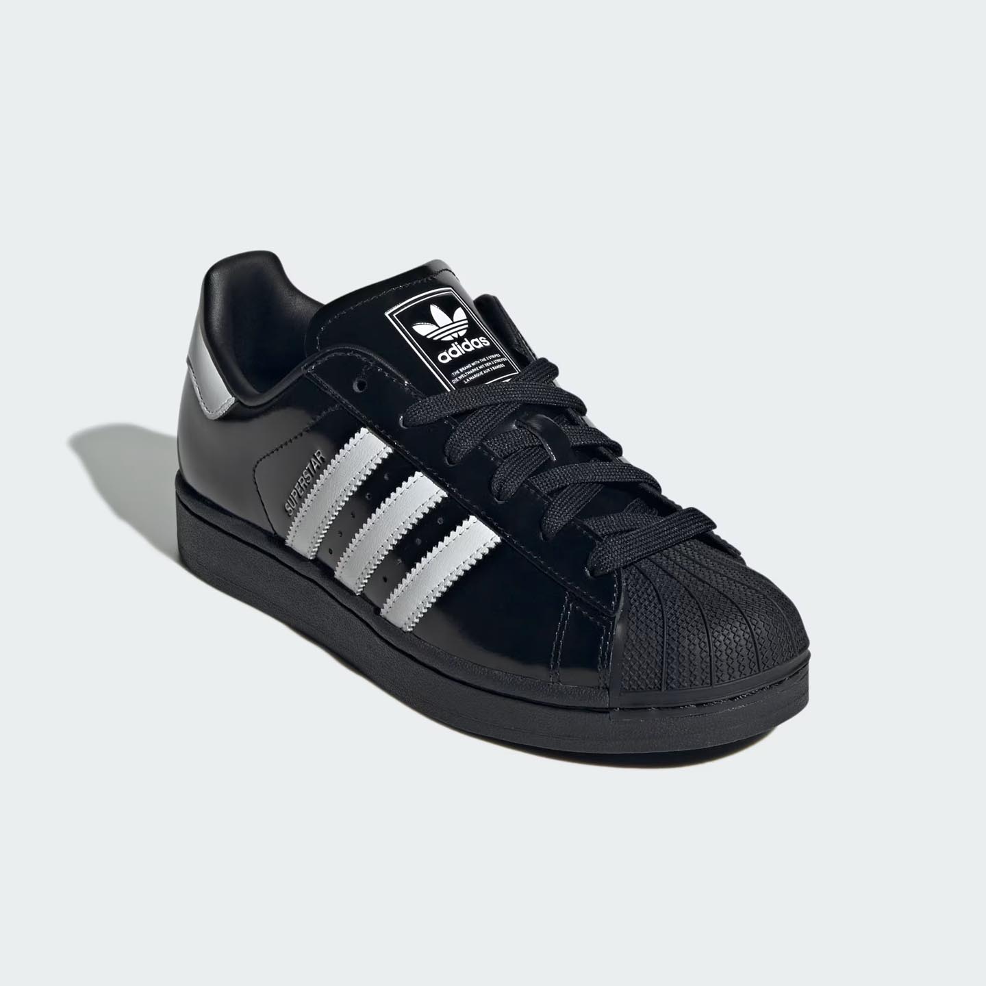 adidas Superstar ブラックスニーカー Tênis Adidas Superstar II W Preto Feminino