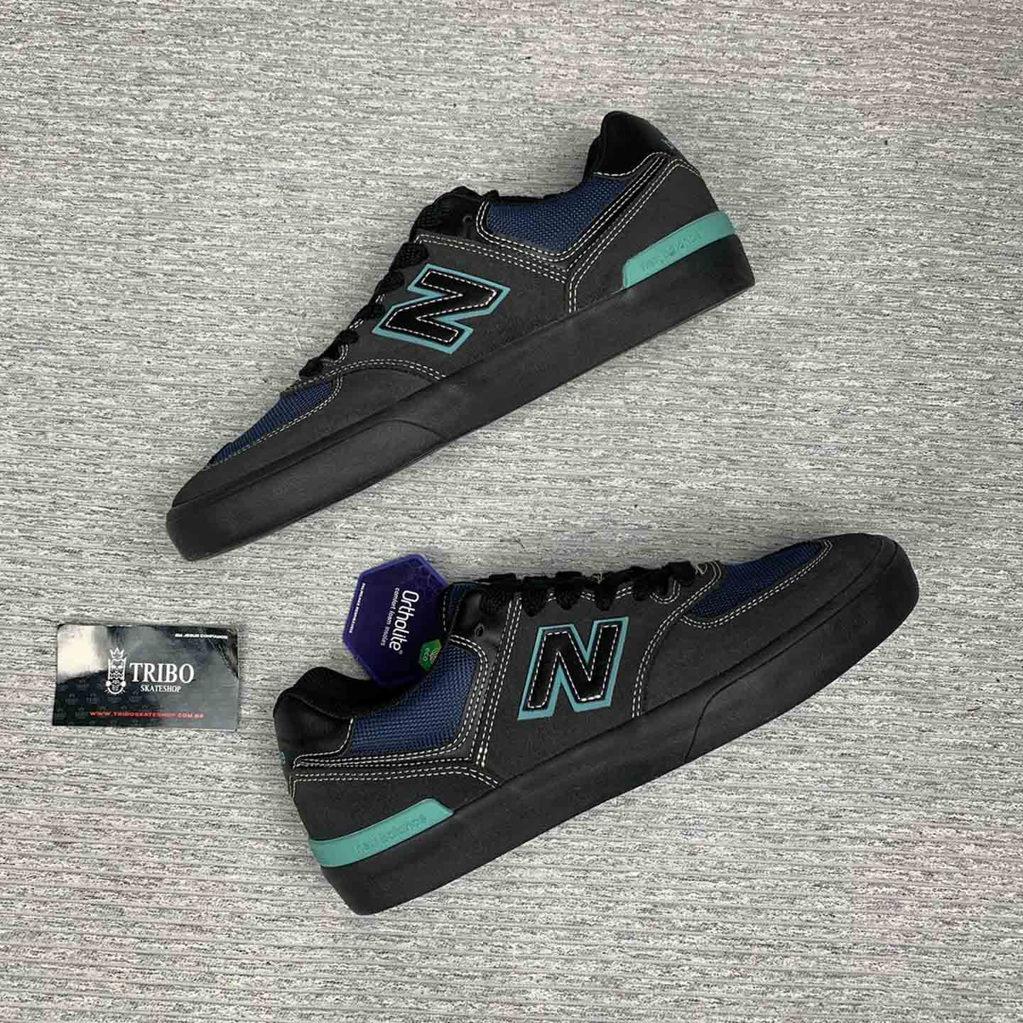 TÊNIS NEW BALANCE NUMERIC 574 PRETO/AZUL
