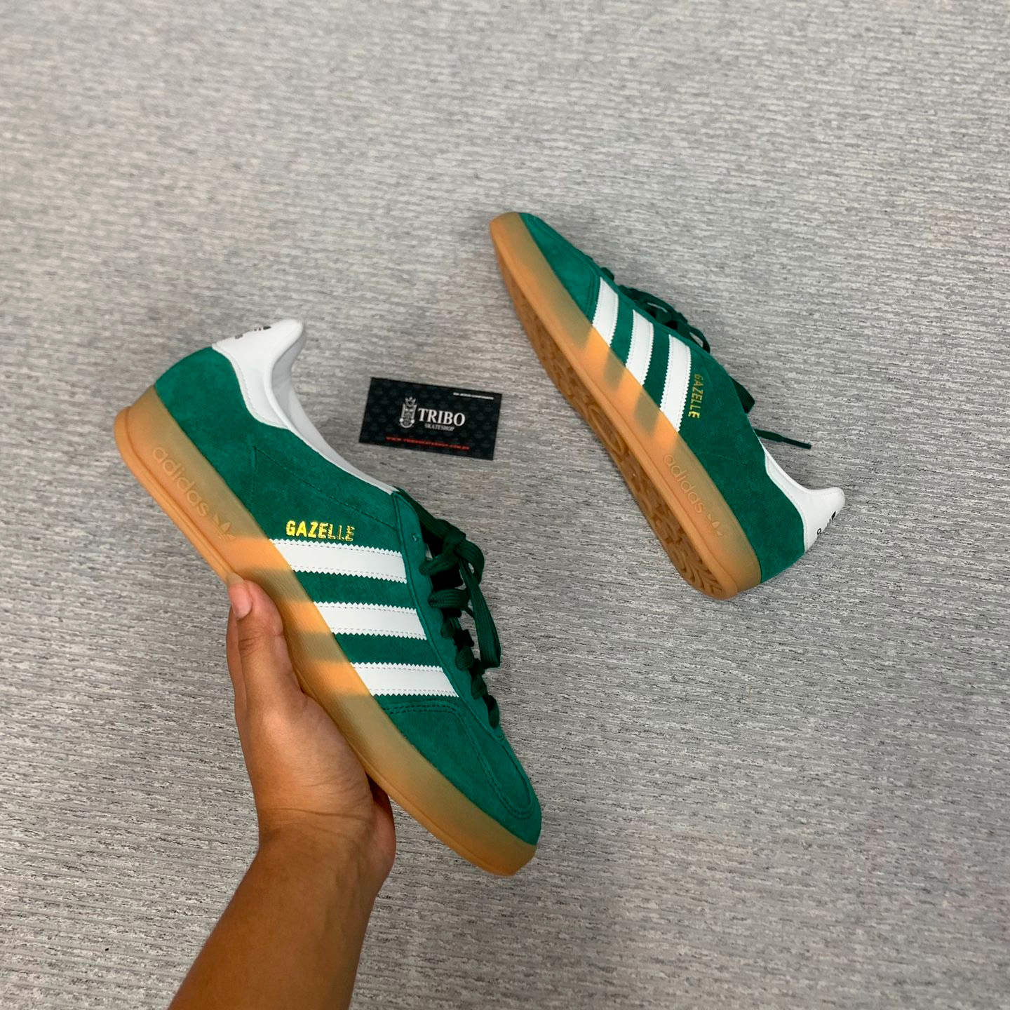adidas gazelle silver green womens Adidas Gazelle Indoor Verde main image 0