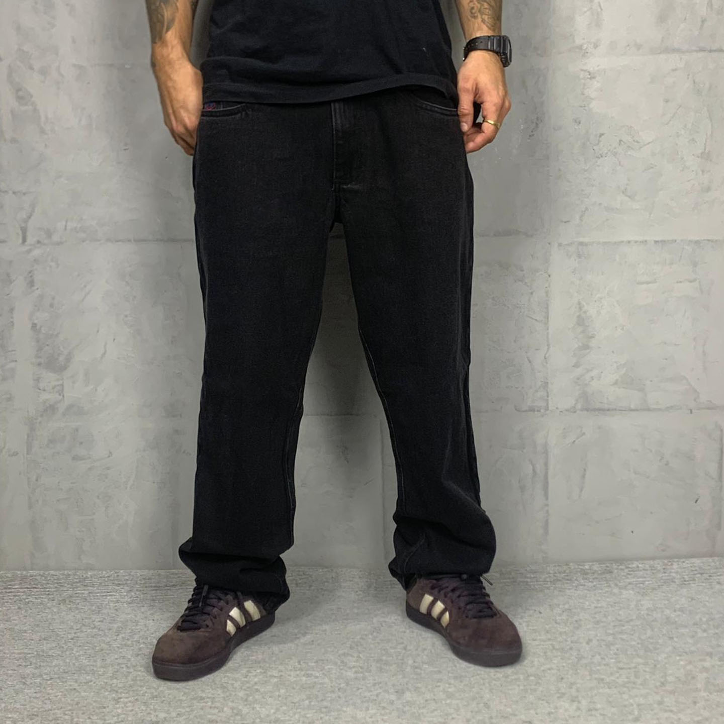 Calça Chaze 5 Pocket Denim Preto