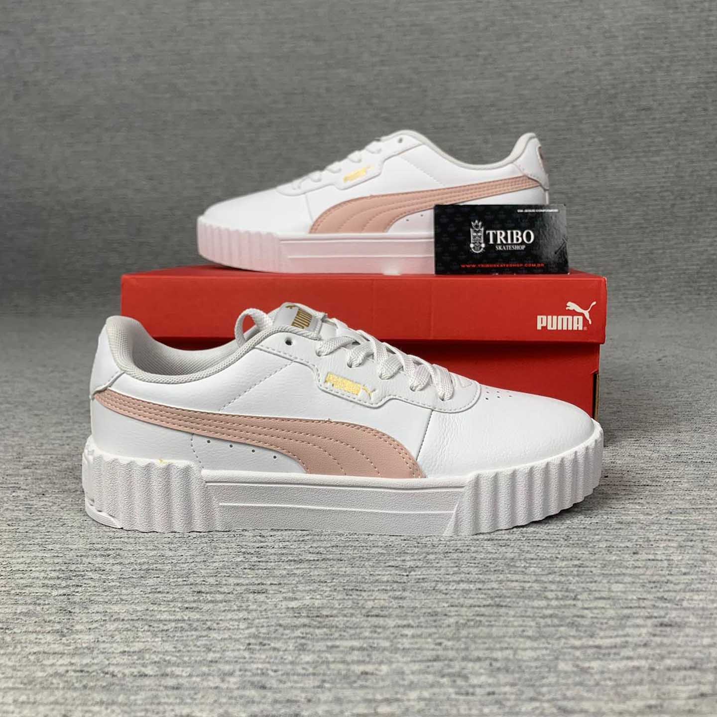 TÊNIS PUMA CARINA 3.0 BDP BRANCO ROSE