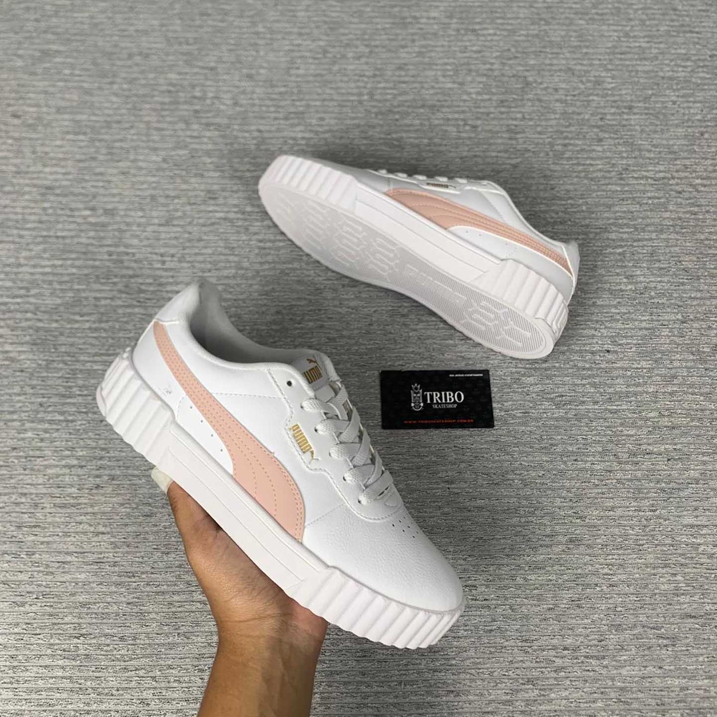 TÊNIS PUMA CARINA 3.0 BDP BRANCO ROSE
